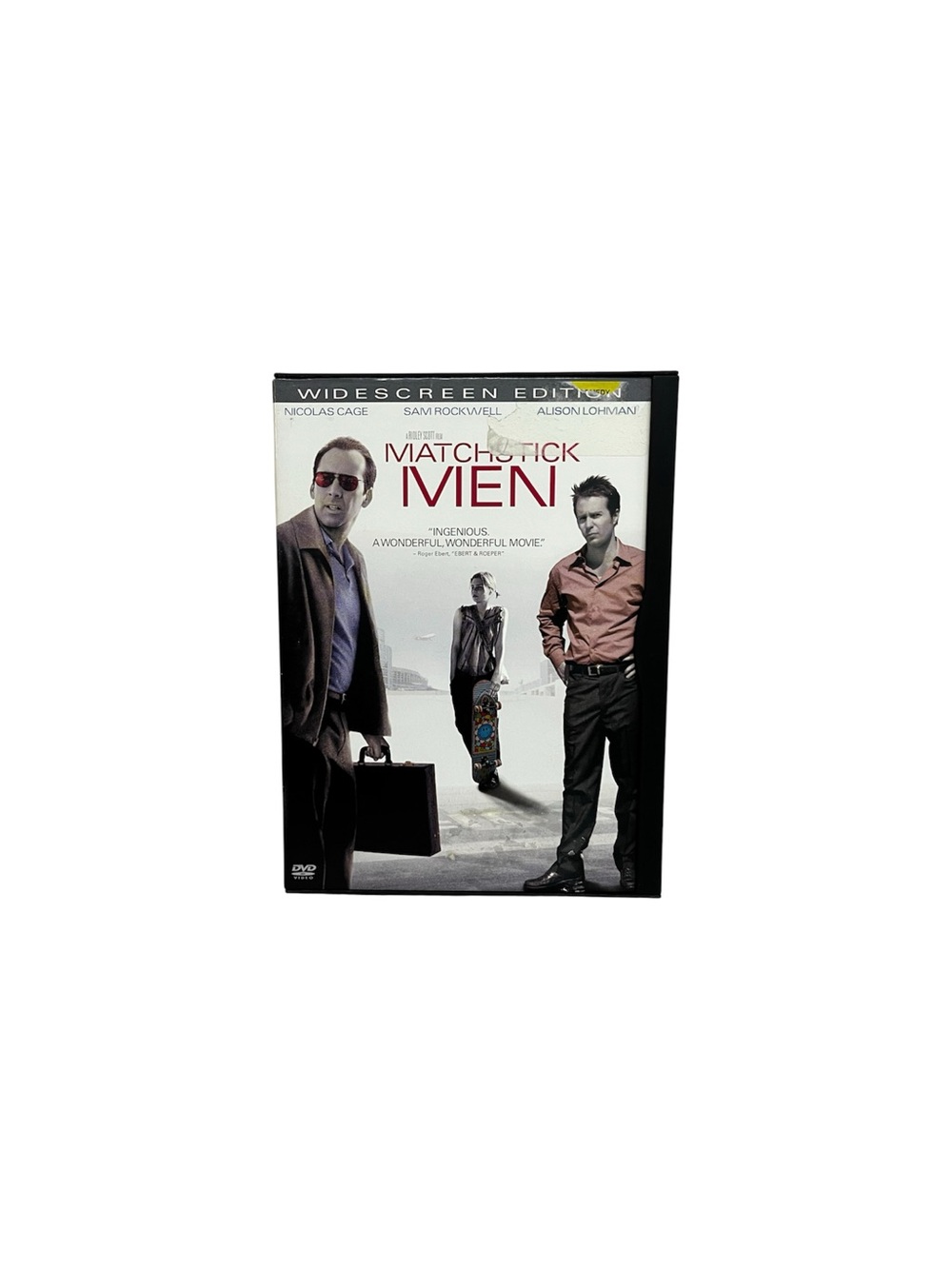 Matchstick Men (DVD, 2004, Widescreen, Snap Case) Nicolas Cage Sam Rockwell